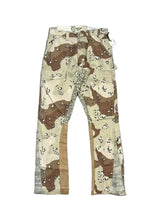 GALLERY DEPT DESERT CAMO CARPENTER FLARE PANTS LEOPARD PANEL