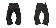 Gallery Dept Black Utility Pocket Graffiti Jeans