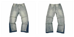 Gallery Dept Two‑Tone Faded Panel Jeans