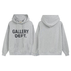 GALLERY DEPT FRONT LOGO HOODIE BLACK