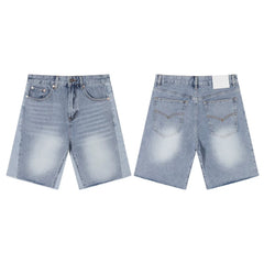GALLERY DEPT SIDE PANEL LIGHT WASH DENIM JORT SHORTS