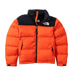 The North Face 1996 Retro Nuptse Orange Puffer Jacket Unisex Winter Coat