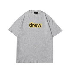 Drew House Classic Logo Tee, Heather Grey