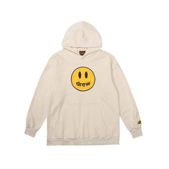 Drew House Mascot Smiley Logo Apricot Unisex Oversized Fleece Hoodie