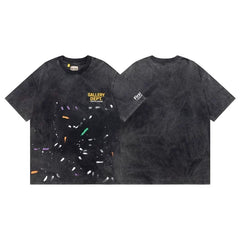 Gallery Dept Tokyo Japan Paint Splatter Vintage Washed Short Sleeve Tee
