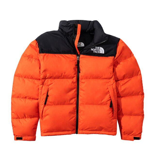 The North Face 1996 Retro Nuptse Orange Puffer Jacket Unisex Winter Coat