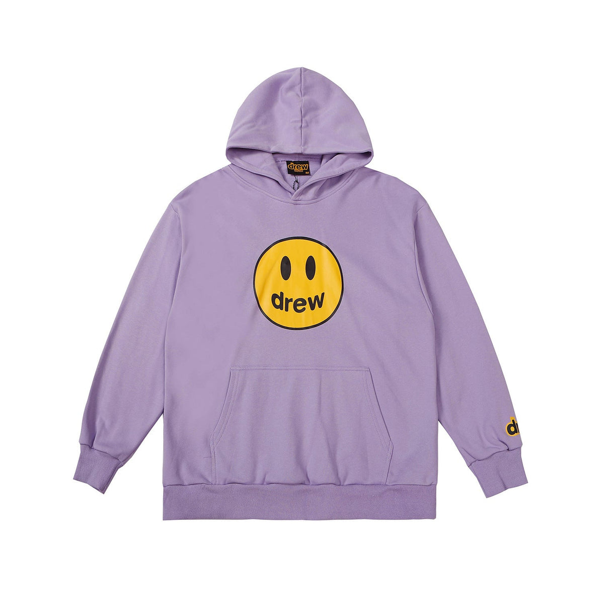 Drew House Mascot Smiley Logo Light Purple Unisex Oversized Fleece Hoodie